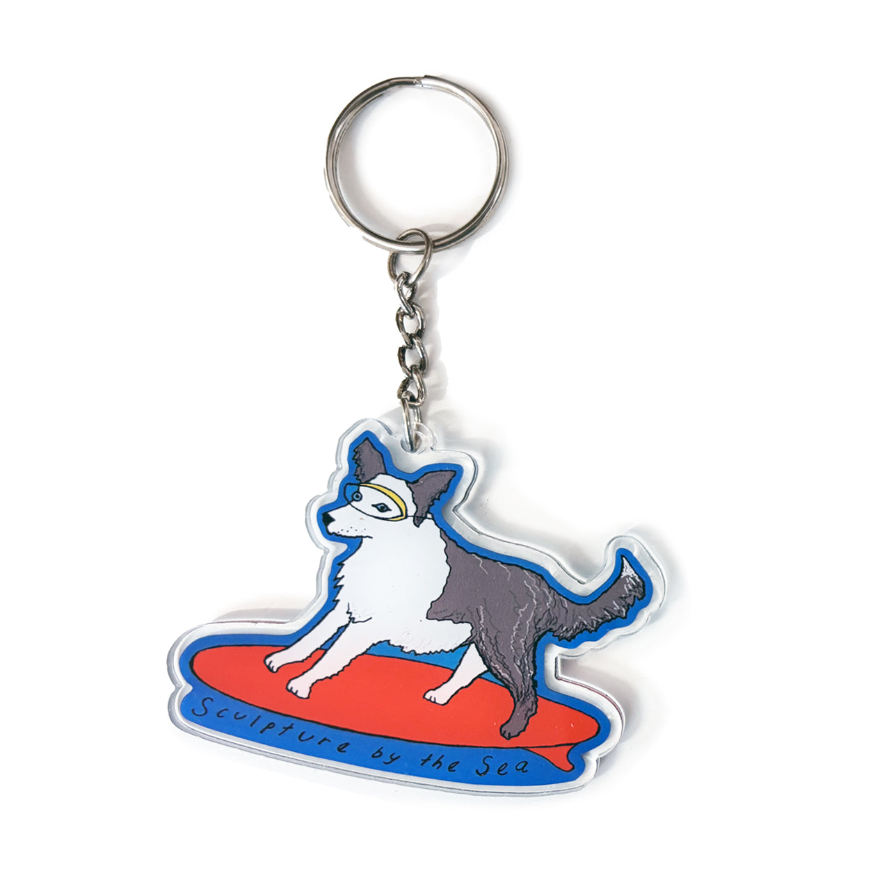 Acrylic Dog Keyring