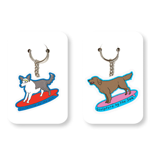 Acrylic Dog Keyring